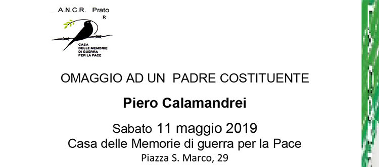 11 Maggio, Prato – Convegno su Piero Calamandrei