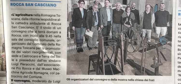 Rassegna stampa convegno Rocca San Casciano