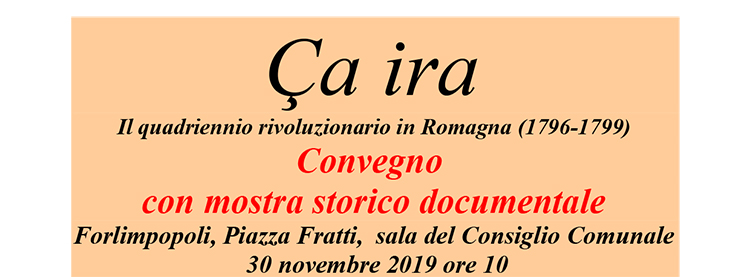 30 novembre, Forlimpopoli – Convegno con mostra storico documentale