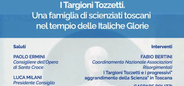 28 maggio, Firenze – Convegno “I Targioni Tozzetti. Una famiglia di scienziati toscani nel tempio delle Italiche Glorie”