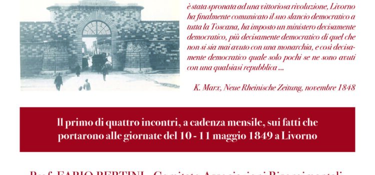 27 febbraio, Livorno – Conferenza “Buonarottiani in Toscana e dintorni: i Veri italiani”